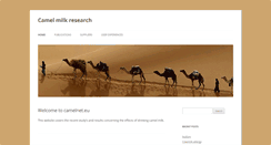 Desktop Screenshot of camelnet.eu